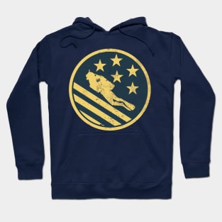 Diver USA Distressed Hoodie